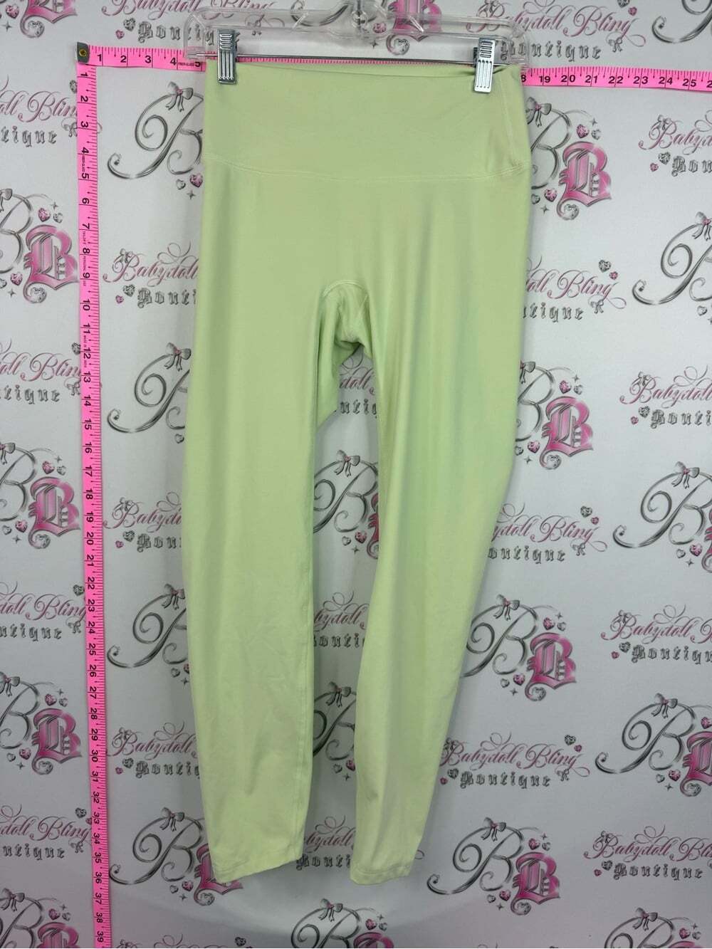EX leggings tights pants Lime High-Waist Active Leggings